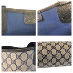 Gucci Vintage Sherry Line Gray GG Supreme Canvas Tote Shoulder Bag — view 5