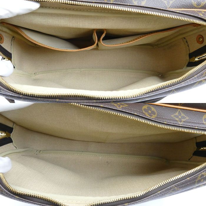 Louis Vuitton Reporter GM Shoulder Bag Monogram Brown — view 4
