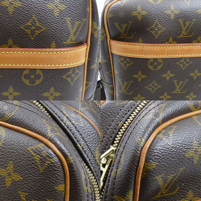 Louis Vuitton Reporter GM Shoulder Bag Monogram Brown — view 8