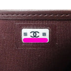 Chanel Wallet Quilted Classic Bifold Caviar Leather Black Silver — view 7