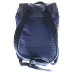 Gucci GG Logo Nylon Backpack Blue — view 2