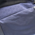 Gucci GG Logo Nylon Backpack Blue — view 6