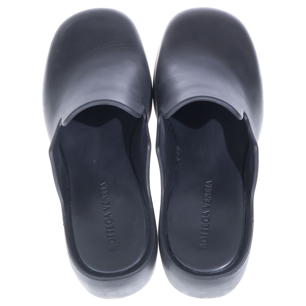 Bottega Veneta Flash Pump Rubber Clog Sandals Black — view 4