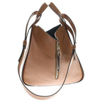 Loewe Hammock Small 2-Way Shoulder Bag Brown Leather Silver — view 3