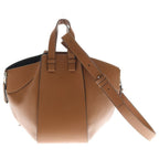 Loewe Hammock Small 2-Way Shoulder Bag Brown Leather Silver — view 2