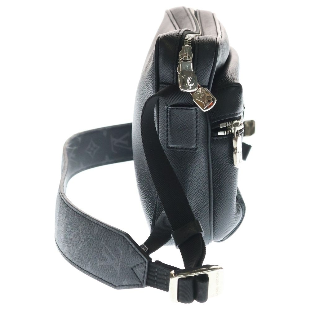Louis Vuitton Shoulder Bag Outdoor Messenger Taigarama Noir Black Monogram PM — view 3