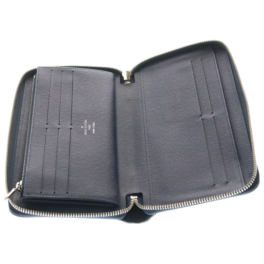 Louis Vuitton Zippy Wallet Organizer NM Epi Navy — view 6
