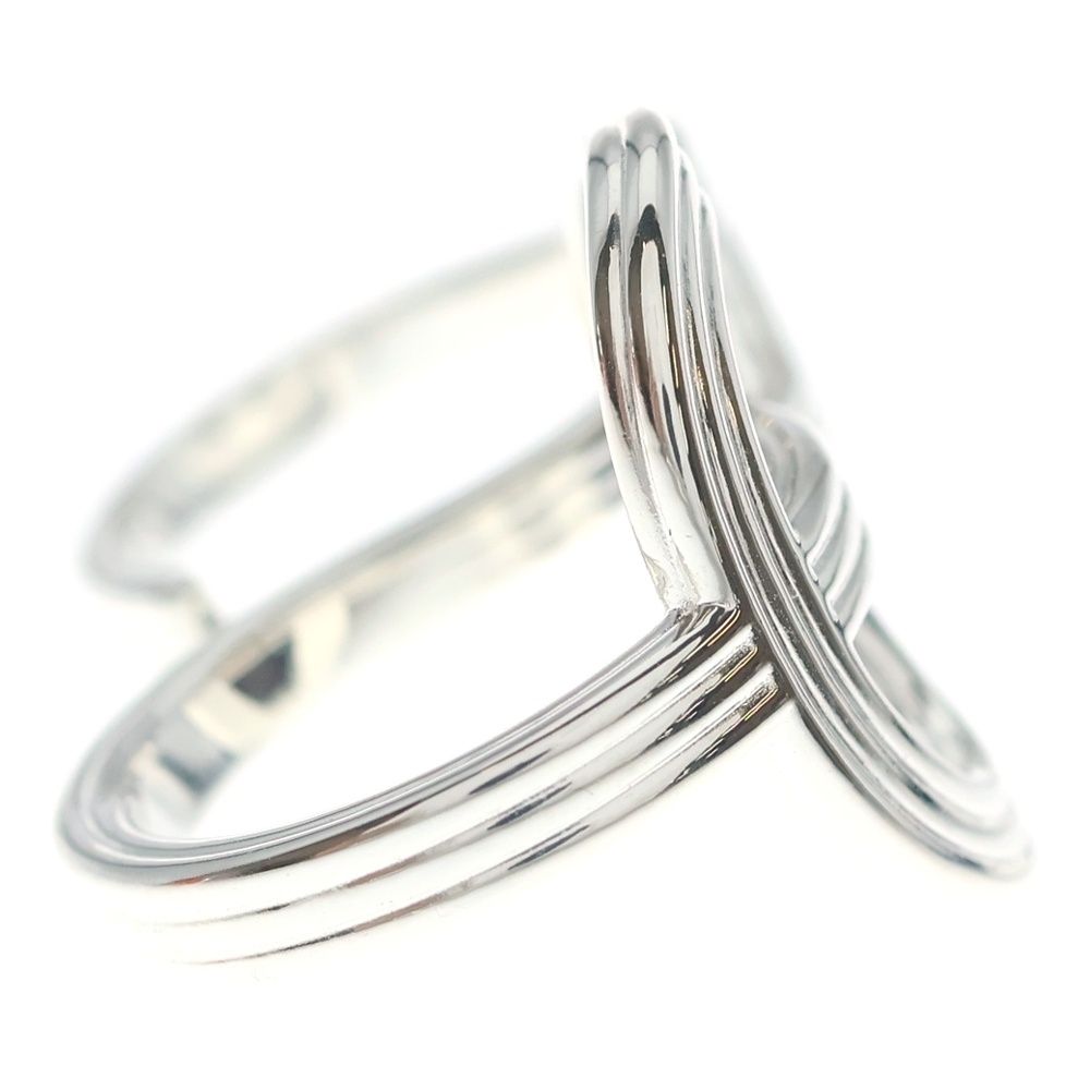 Hermes Chaine D'ancre Double Ring Silver — view 4