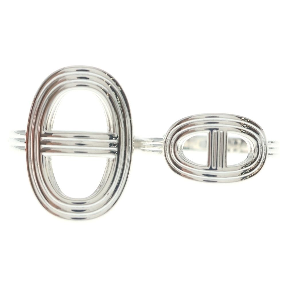 Hermes Chaine D'ancre Double Ring Silver — view 5