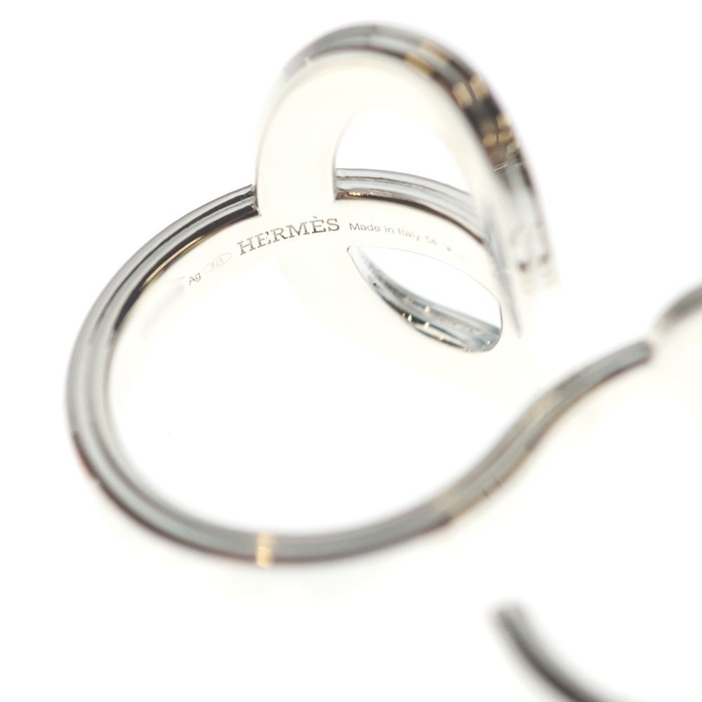 Hermes Chaine D'ancre Double Ring Silver — view 6