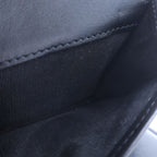 Chanel Caviar Leather CC Logo Filigree Compact Wallet Trifold Black — view 4