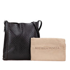 Bottega Veneta Intrecciato Crossbody Shoulder Bag Dark Brown Leather — view 9