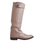 Hermes Long Boots Jumping Kelly Leather