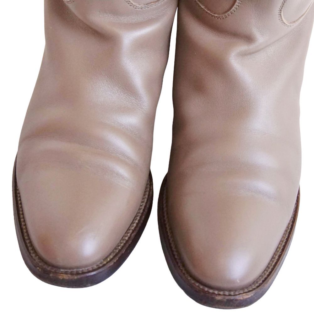 Hermes Long Boots Jumping Kelly Leather