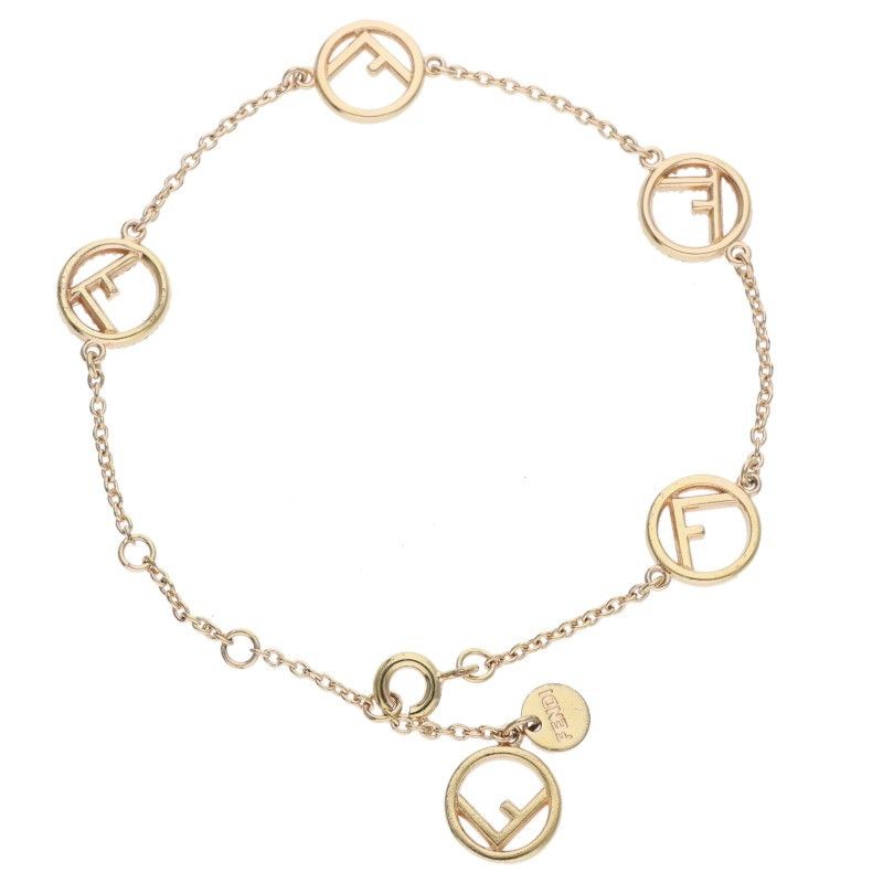 Fendi Fflogo Rhinestone Bracelet — view 2