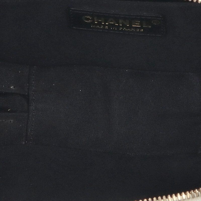 Chanel Vanity Quilted CC Logo Charm Chain Shoulder Bag — view 3
