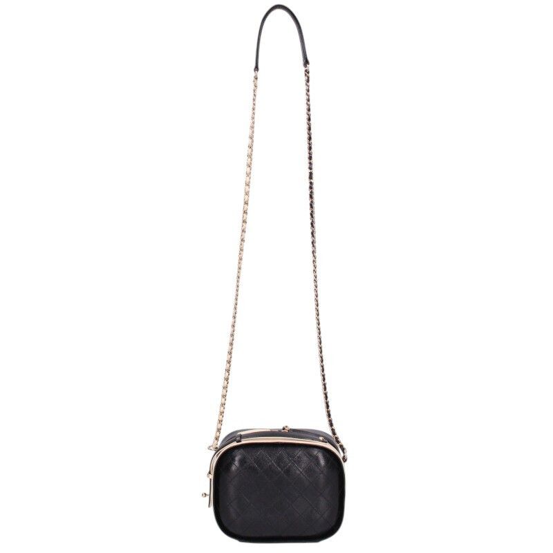 Chanel Vanity Quilted CC Logo Charm Chain Shoulder Bag — view 2