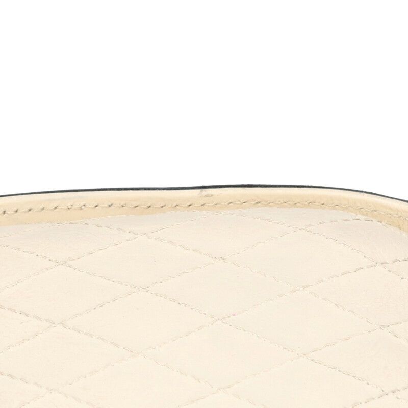 Chanel Vanity Quilted CC Logo Charm Chain Shoulder Bag — view 5