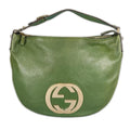 Gucci Blondie Hobo Shoulder Bag Leather Green