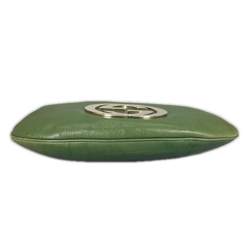 Gucci Blondie Hobo Shoulder Bag Leather Green — view 4