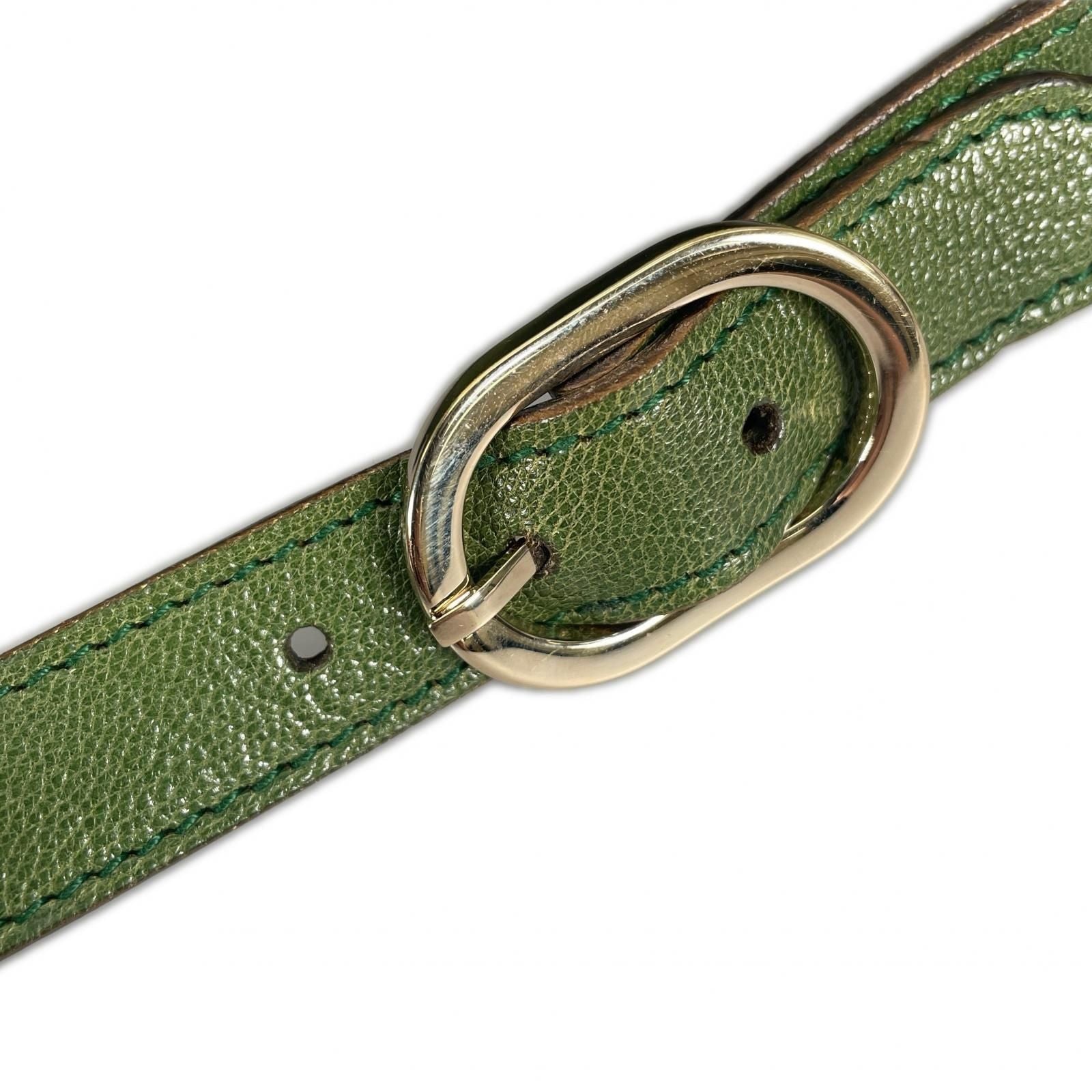Gucci Blondie Hobo Shoulder Bag Leather Green — view 6