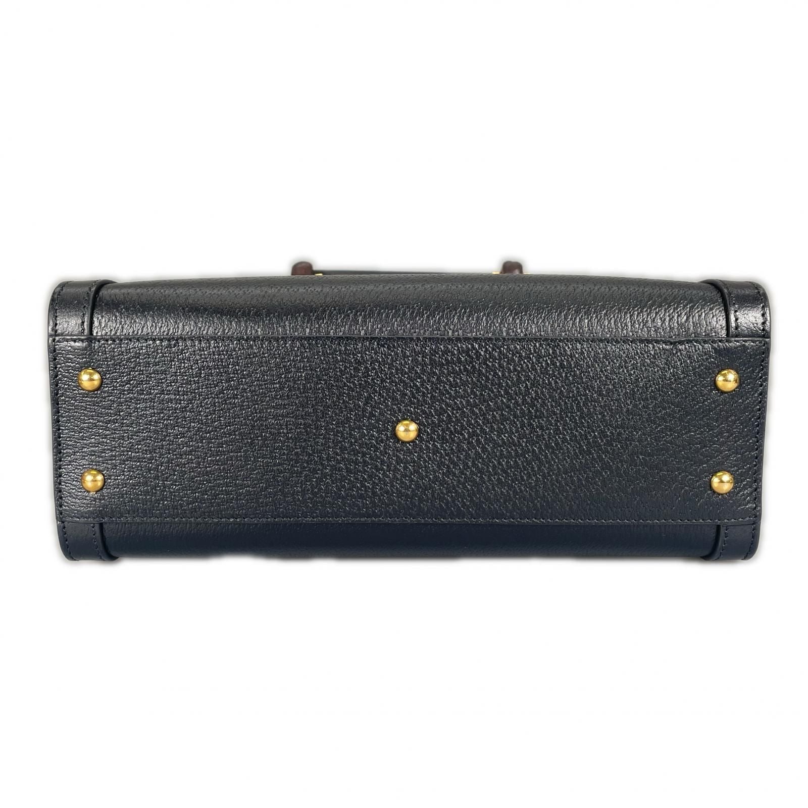 Gucci Diana Medium Bamboo Handbag Leather Black — view 5