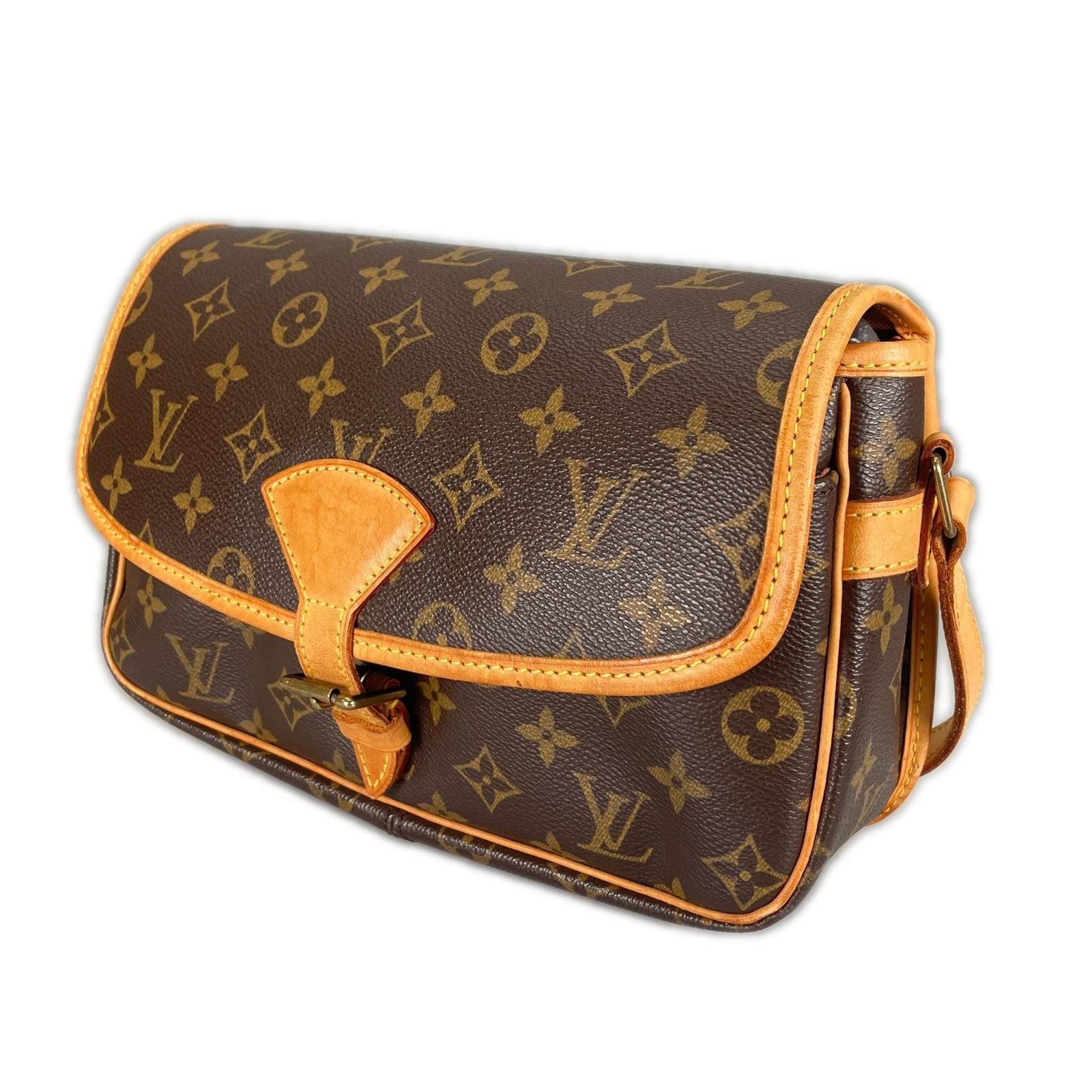 Louis Vuitton Solonge Shoulder Bag Monogram Canvas Brown — view 2
