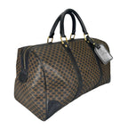 Celine Macadam 45 Boston Bag Leather Brown — view 3