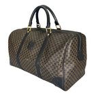 Celine Macadam 45 Boston Bag Leather Brown — view 2