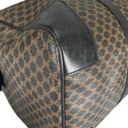 Celine Macadam 45 Boston Bag Leather Brown — view 7