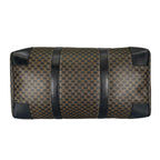 Celine Macadam 45 Boston Bag Leather Brown — view 4