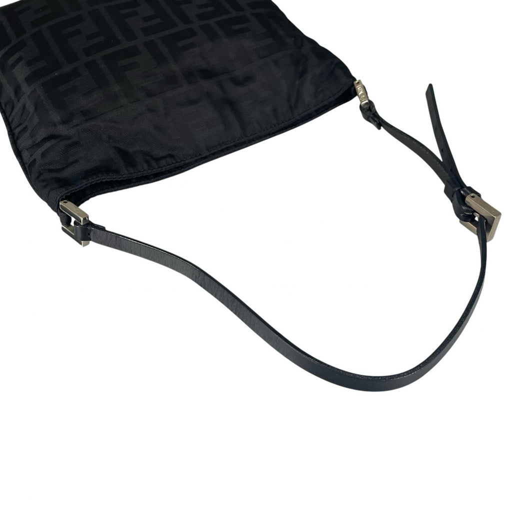 Fendi Zucca Handbag Nylon Black — view 5