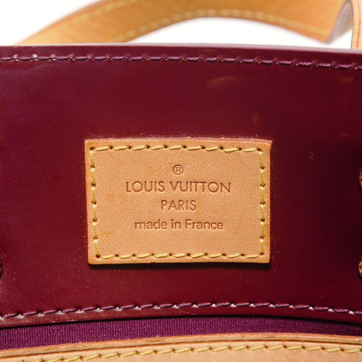 Louis Vuitton Handbag Monogram Vernis Reed PM — view 9