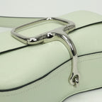 Hermes Della Cavalleria Elan Shoulder Bag Epsom Vertfizz Green Silver — view 9