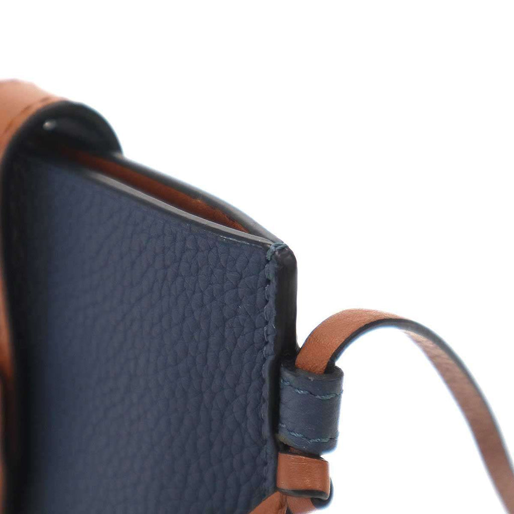 Loewe Gate Pocket with Shoulder Strap Blue Brown — view 8