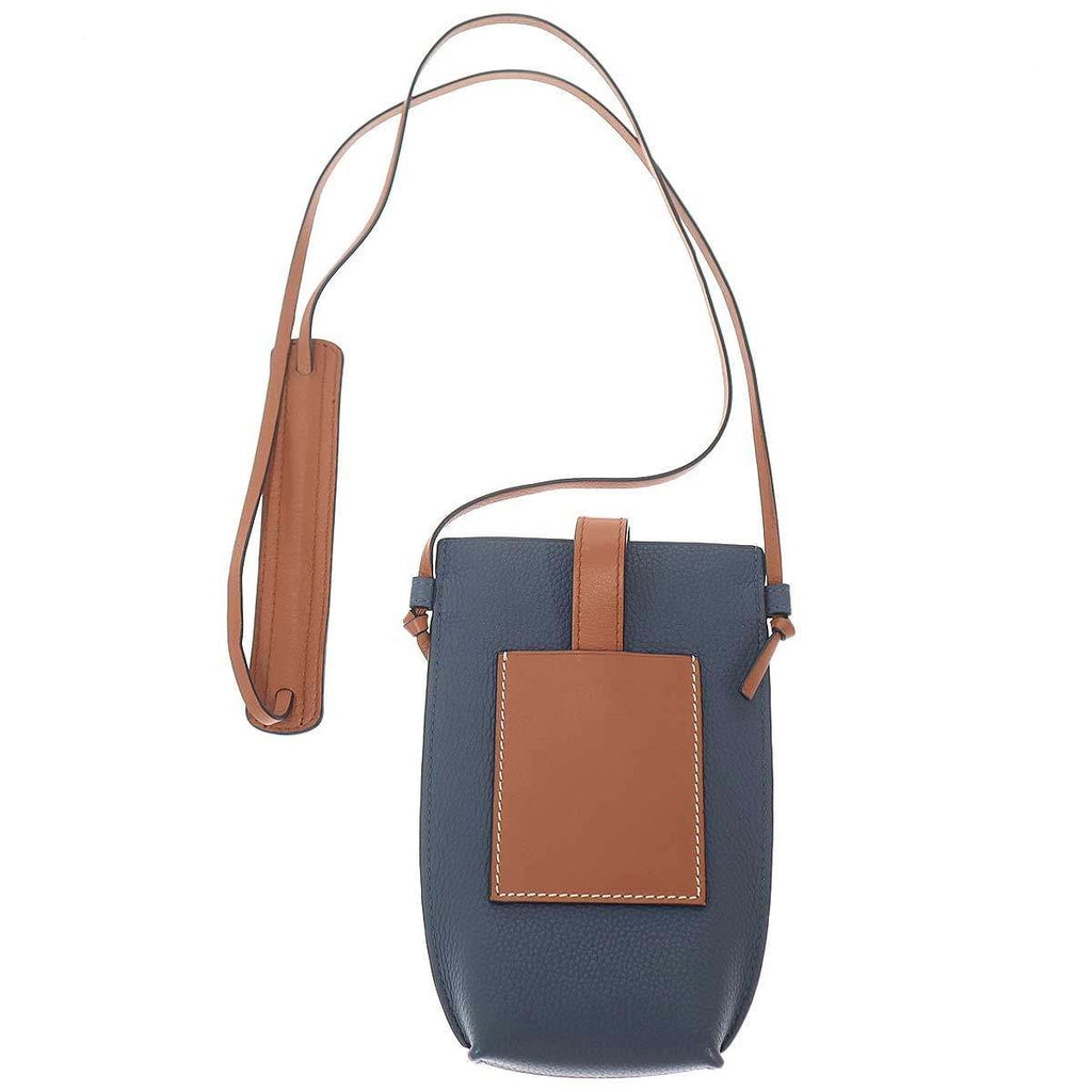Loewe Gate Pocket with Shoulder Strap Blue Brown — view 2