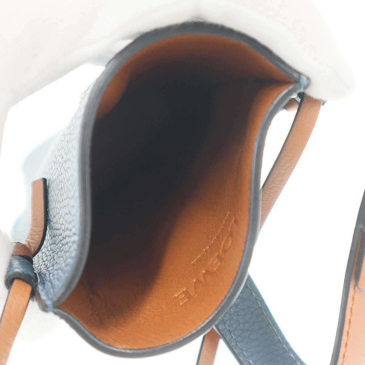 Loewe Gate Pocket with Shoulder Strap Blue Brown — view 6