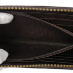 Loewe Anagram Leather Zip Around Wallet Black — view 8
