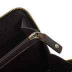 Loewe Anagram Leather Zip Around Wallet Black — view 5