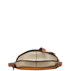 Loewe Anagram Gate Crossbody Shoulder Bag Brown Grey Leather — view 3