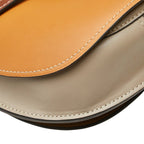 Loewe Anagram Gate Crossbody Shoulder Bag Brown Grey Leather — view 6