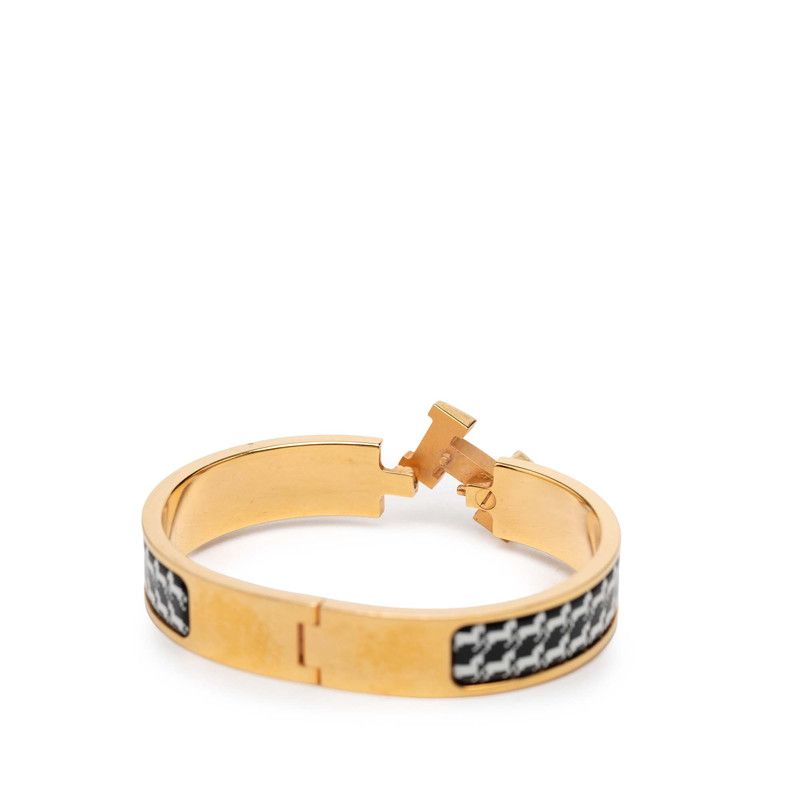 Hermes Click PM Bracelet Gold Multicolor Plated Enamel — view 4
