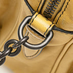 Bottega Veneta Intrecciato Shoulder Bag Khaki Leather — view 5