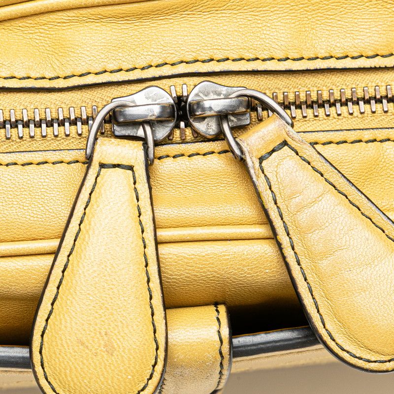 Bottega Veneta Intrecciato Shoulder Bag Khaki Leather — view 4