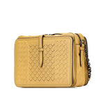 Bottega Veneta Intrecciato Shoulder Bag Khaki Leather — view 2