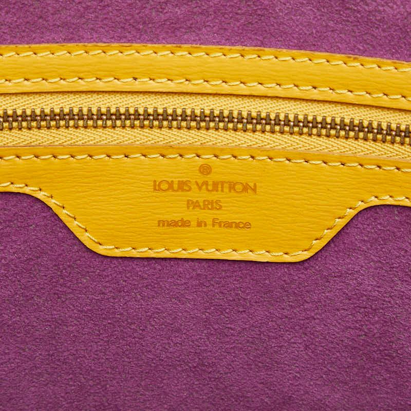 Louis Vuitton Epi Saint Jacques Shopping Shoulder Bag Tote Tassili Yellow — view 9