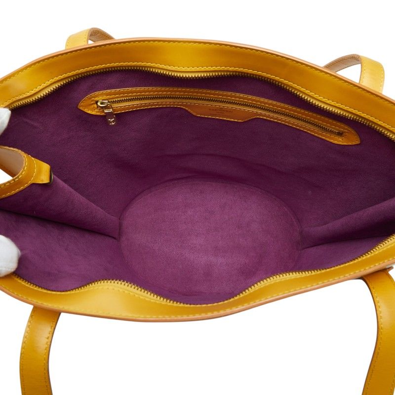 Louis Vuitton Epi Saint Jacques Shopping Shoulder Bag Tote Tassili Yellow — view 8