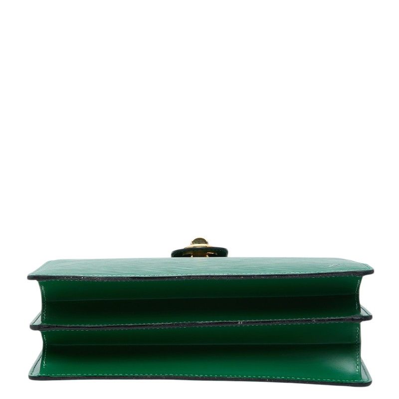 Louis Vuitton Epi Capuchin Crossbody Shoulder Bag Borneo Green Leather — view 3