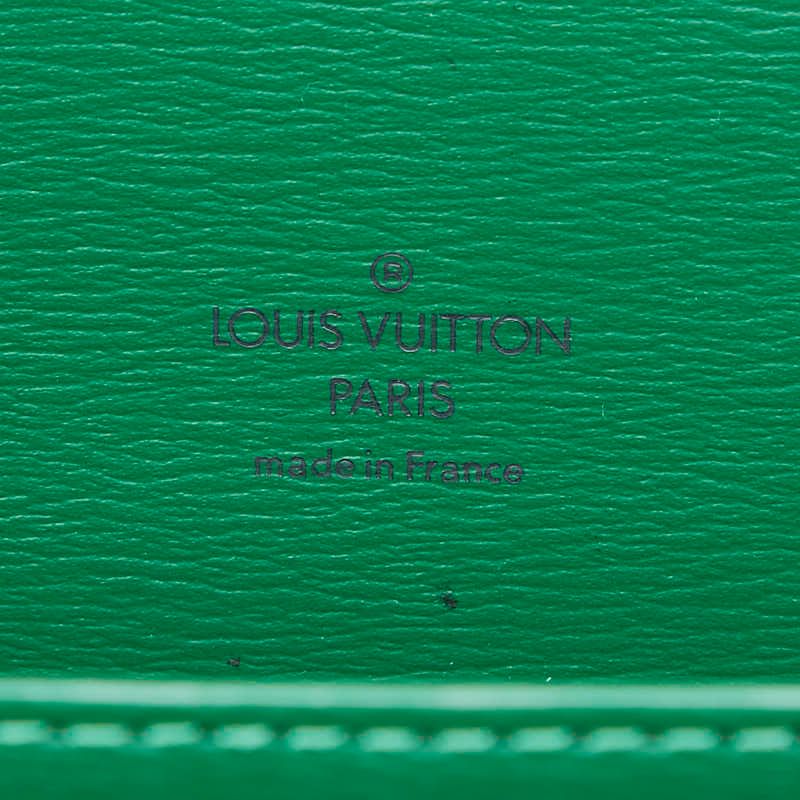 Louis Vuitton Epi Capuchin Crossbody Shoulder Bag Borneo Green Leather — view 8
