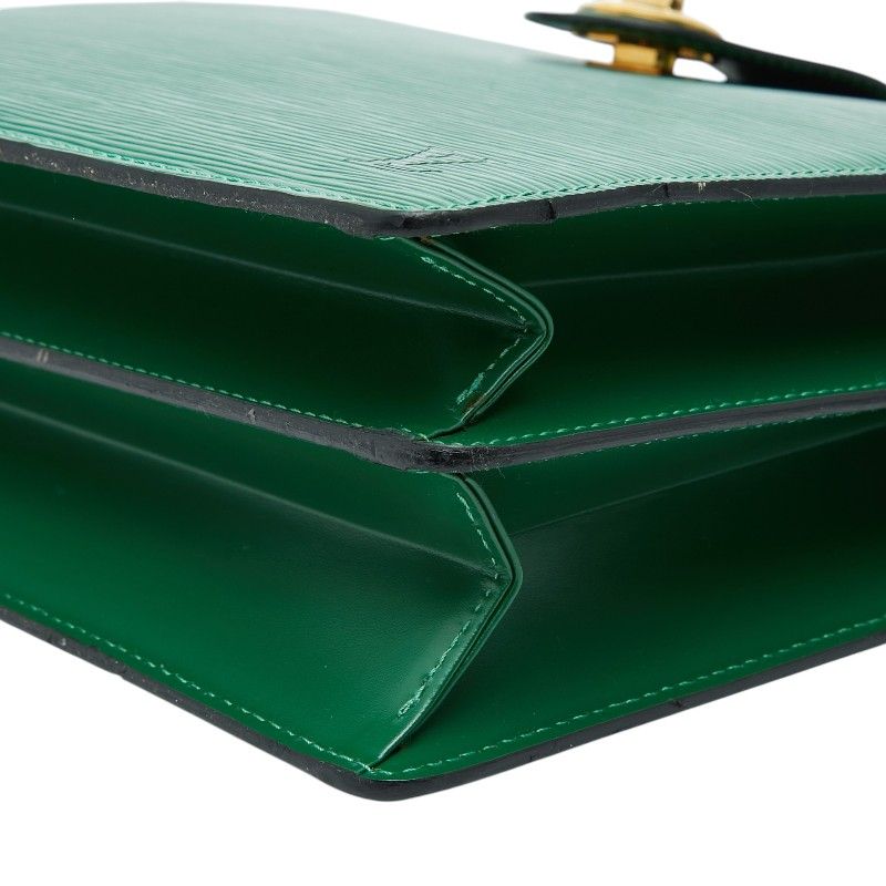 Louis Vuitton Epi Capuchin Crossbody Shoulder Bag Borneo Green Leather — view 4
